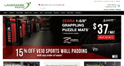 Desktop Screenshot of landmarkathletics.com